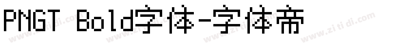 PNGT Bold字体字体转换